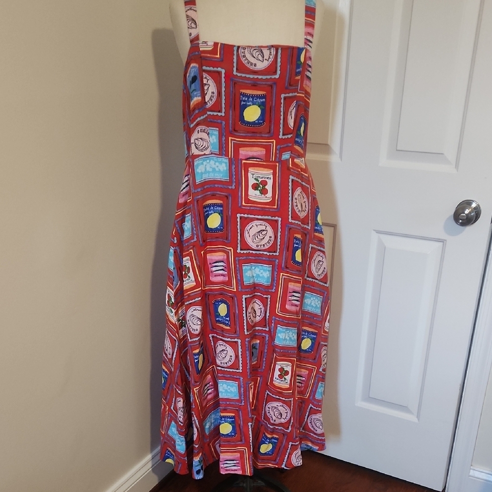 LOFT Strapless Red Multi-Color Print Maxi Dress